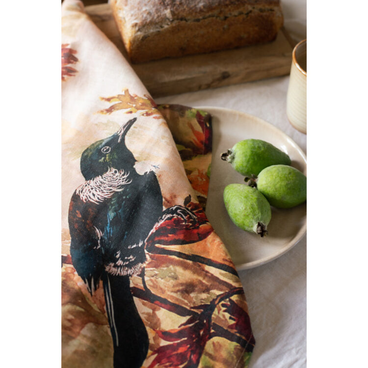 Birds of New Zealand Tea Towel - Tūī