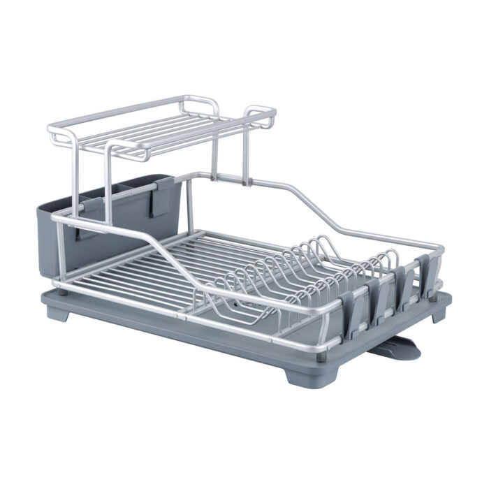Bravo Aluminium 2 Tier Dish Rack