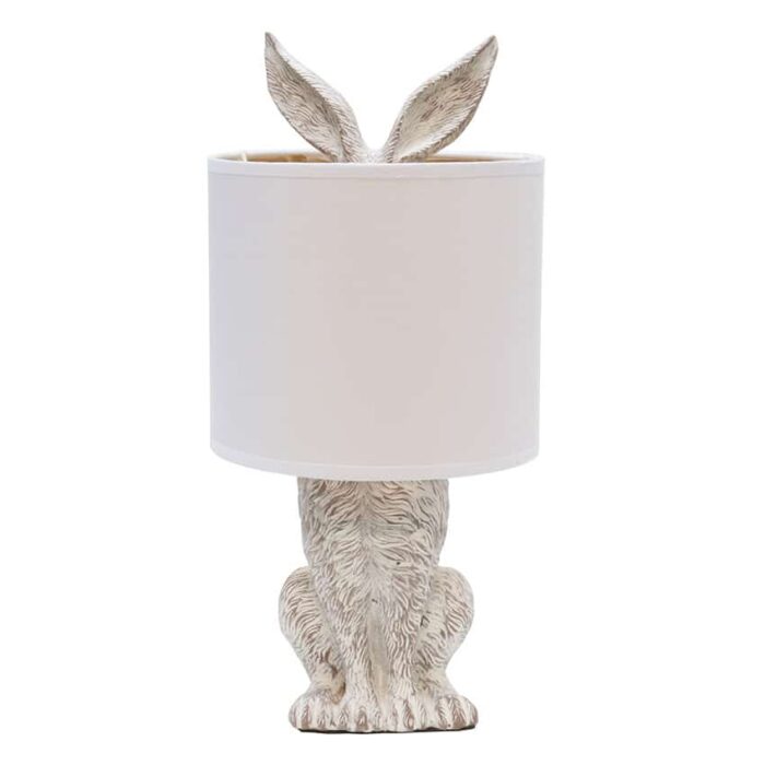 Bunny Table Lamp - Stone White